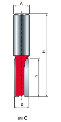 Фреза концевая Freud 04-15008P D16 h31,8 H66