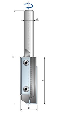 Фреза концевая Freud TG62MD AD3 D16 h50 H105 A12